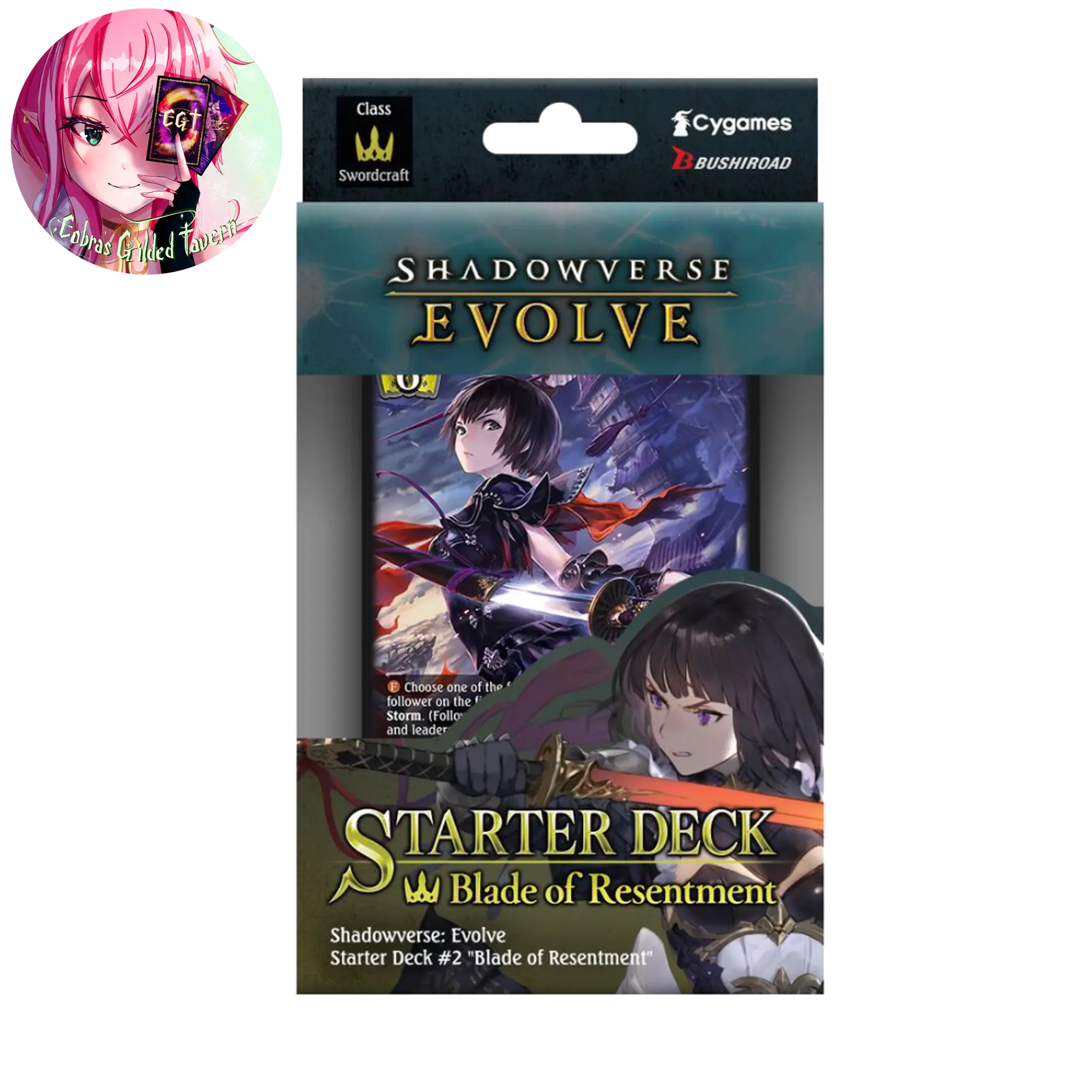Blade of Resentment Starter Deck | English ShadowVerse: Evolve