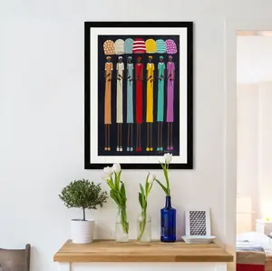 Jackie Haliburton's Umbrella Ladies Paper Print - Celebrating Diversity and Unity - Print Only -  African American Art