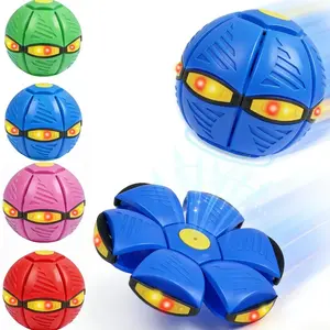 4pcs Magic Meta Ball with Light - UpGraded Interactive Bounce Toys for Kids & Parents, Durable Design, Perfect Gift for Playtime Fun