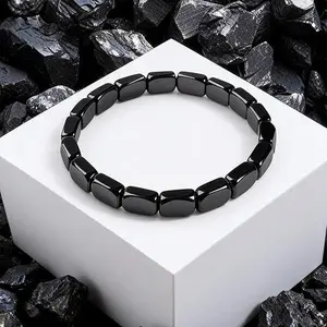 Hematite Bracelet for Men, Reclaim Your Edge & Confidence Natural Hematite Stone Beaded Stretch Bracelets Inspirational Gift Jewelry