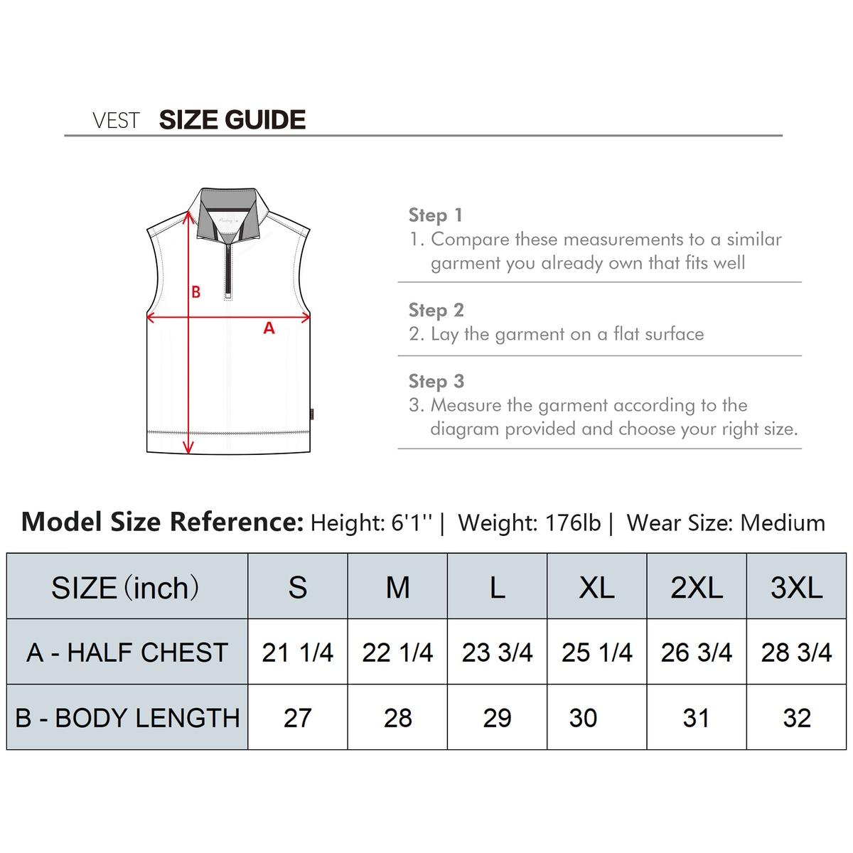 MAELREG Mens Golf Vest Dry Fit Moisture Wicking Performance Sports Sleeveless Casual Vest Outerwear Quarter Zip Pullover