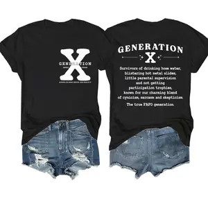 Generation X T-Shirt, Gen X Raised On Hose Water and Neglect T-Shirt, Gen X T Shirt, Unisex T-Shirt