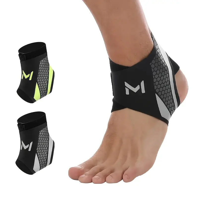 2pcs of Compression Ankle Support Bands. They Are Suitable for Daily Use, Offering Breathable and Lightweight Ankle Support, Comfortable for Both Men and Women.
