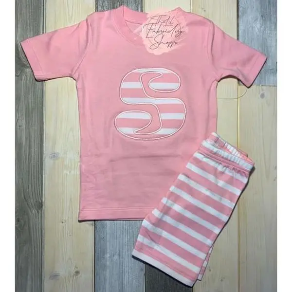 SPRING PJ'S W/ MONO SPRING PJ'S W/ MONO
