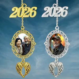 Custom Graduation Tassel Photo Charm with Angel Wings Memorial Grad Cap Charm Personalized Graduation Gift for Him & Her 2026 Unique Keepsake