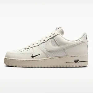 Nike Men's Air Force 1 '07 Low Premium Mesh Suede Hybrid Comfort Casual Lifestyle Sneakers Light Smoke Grey IM6002-030