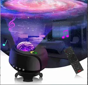 Projector Starry Sky Galaxy Stars Projector Night Light Bluetooth Music LED Lamp for Bedroom Home Decorative Kids Birthday Gift