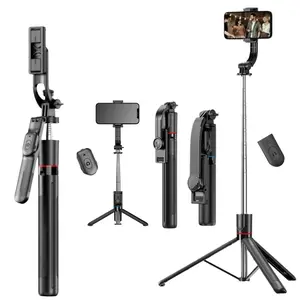 360° Rotation 2 IN 1 Selfie Stick with Remote, Adjustable Telescoping Tripod Stand Floor Desktop Portable Foldable Travel Phone Holder Mount, Universal Fits for iPhone 17 16 15 14 13 Plus Pro Max Samsung Accessories Smartphone, Best Gift For Lover Friends