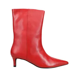 Seychelles Womens Game Changer Casual Boots Mid Calf Mid Heel 2-3" - Red