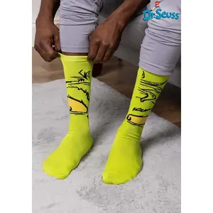 The Grinch Costume Crew Socks
