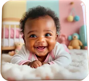 MOMMY MAGNET Custom Color Photo Magnet Set