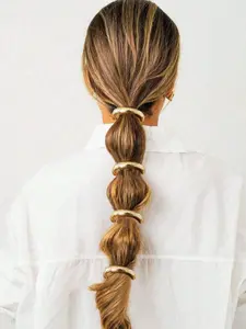 Simple Style Plain Color Hair Tie, Casual Versatile Hair Accessories for Women & Girls, Minimalist Headwear Suitable for Thick Hair