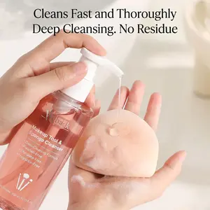 [WEBACK]Makeup puff cleaner, makeup brush cleaner, and special cleaner for beauty cushion puffs, powder compacts, and other makeup tools.