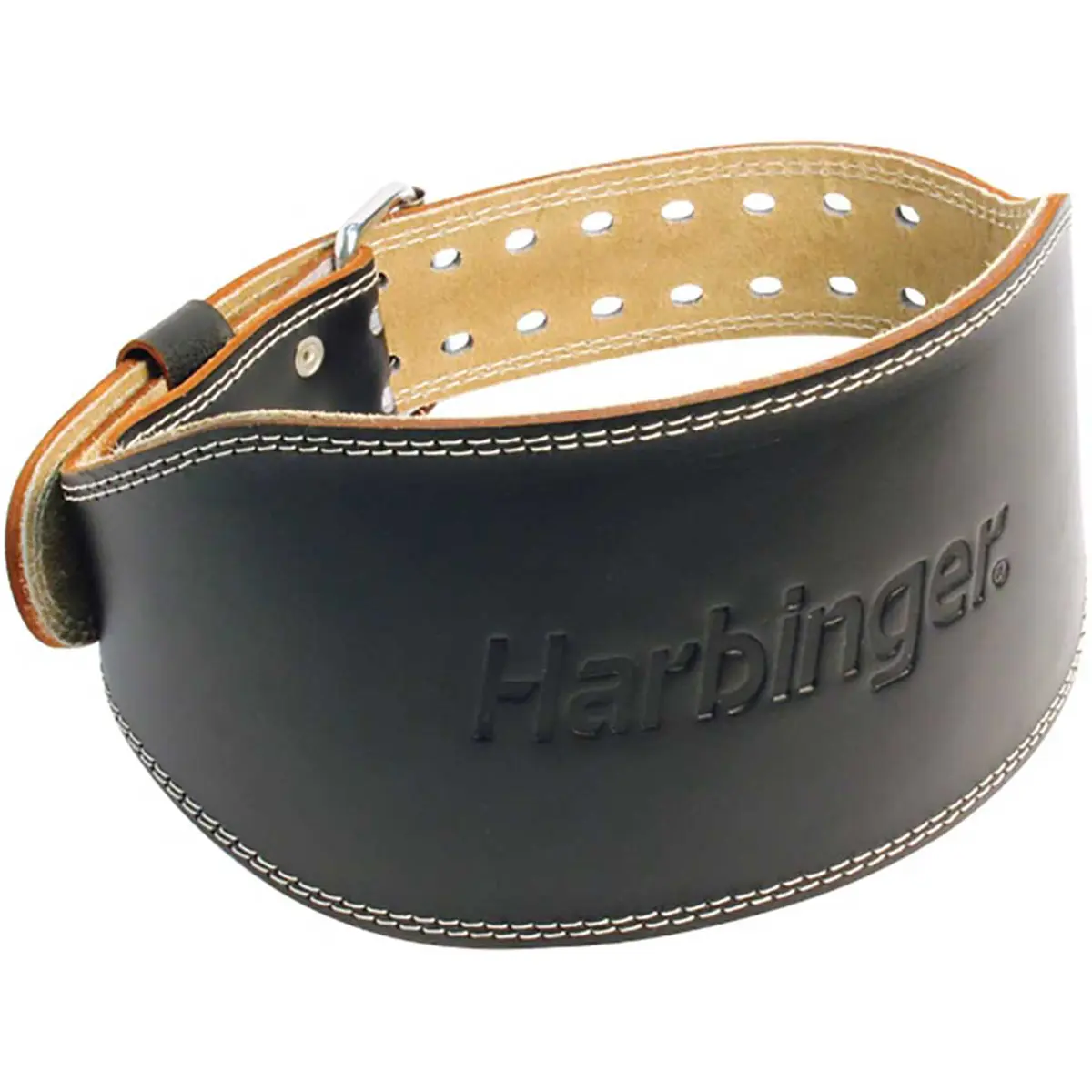 Harbinger 6" Padded Leather Weight Lifting Belt Harbinger 6" Padded Leather Weight Lifting Belt