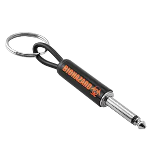 Biohazard Logo Guitar Plug Keychain