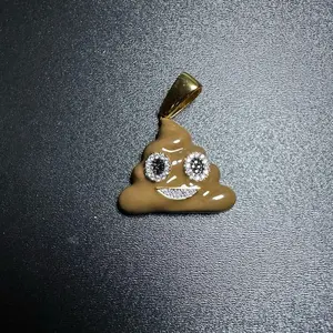 Emoji Pendant - Unique Design, Hand-Painted Finish, Ideal for Self-Expression, Soft and Lightweight Material