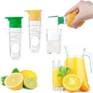 Manual Juicer for Lemon and, Portable Mini Fruit Press, Fruit Juice Extractor, Easy-To-Use Citrus Squeezer, Compact Design