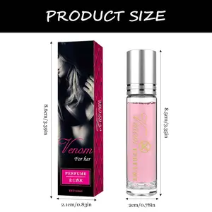 (Pack of 3) -Women Pheromone Perfume - Long-lasting and Addictive Personal Roll-on Pheromone Perfume Oil Fragrance - Cologne for Women to Attract Men