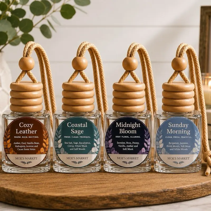 Hanging Car Air Freshener – Long Lasting Premium Fragrance | Moe’s Market