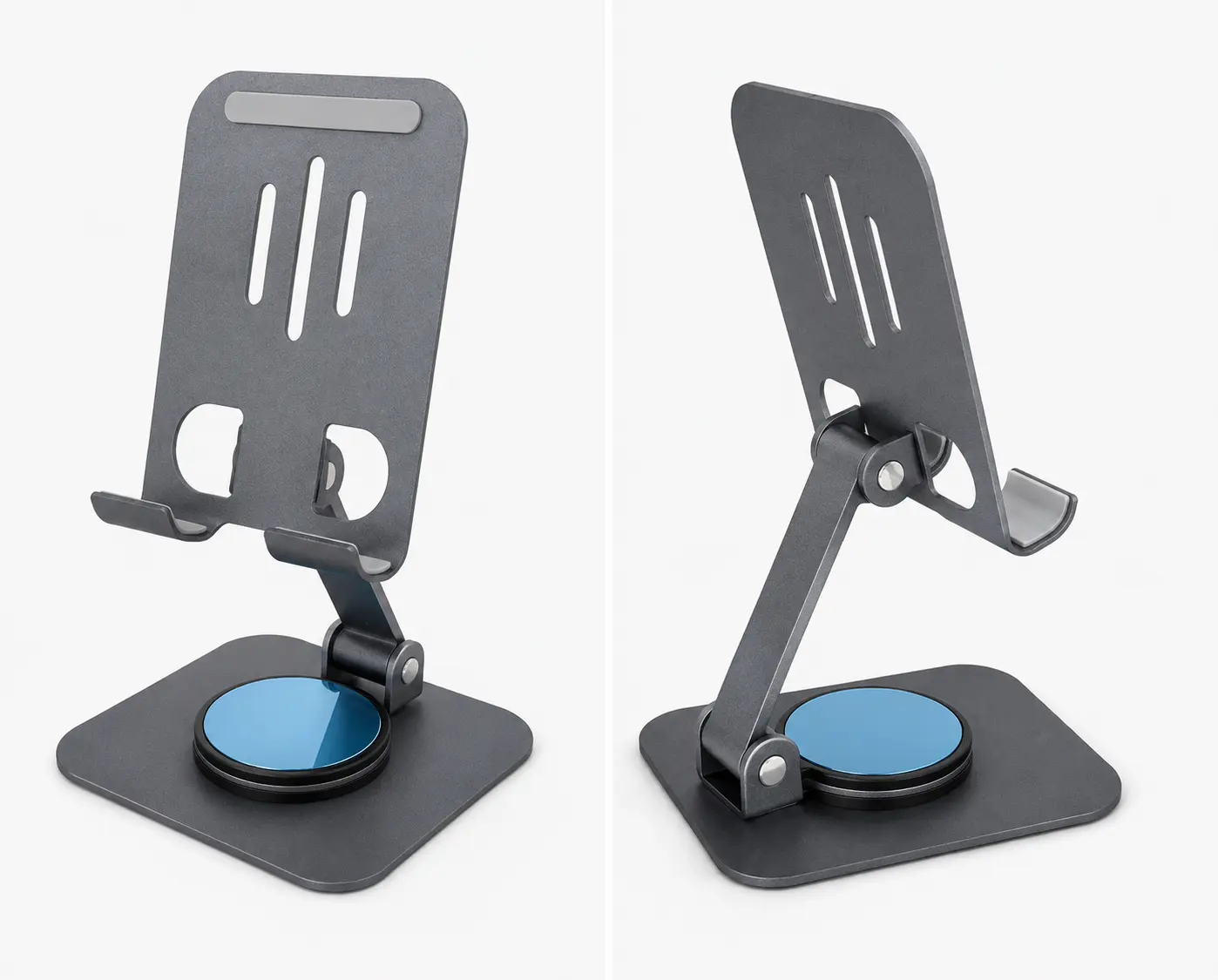 Adjustable Cellphone Stand Mount - Sleek Design, 360-Degree Rotation for Optimal Viewing Angles