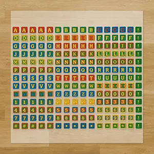Toy Block Lettering Pressables Pack