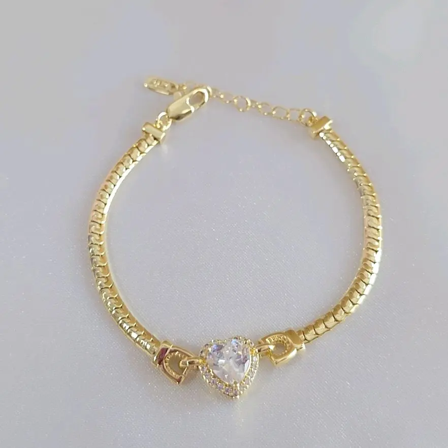 14K Gold plated snake chain bracelet for women 14K Gold plated snake chain bracelet for women
