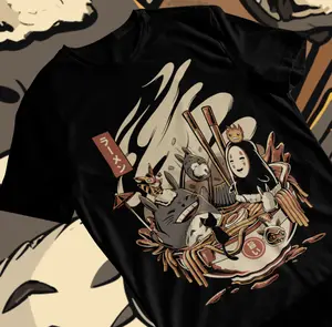 Studio Ghibli Princess Mononoke Spirited Away Totoro Anime Unisex Tshirt Sweatshirt Hoodie