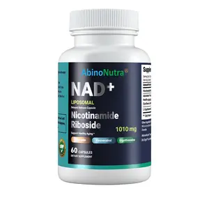 AbinoNutra NR Capsules, NAD+ Support Supplement, 1010 mg Per Serving, Non GMO, Gluten Free