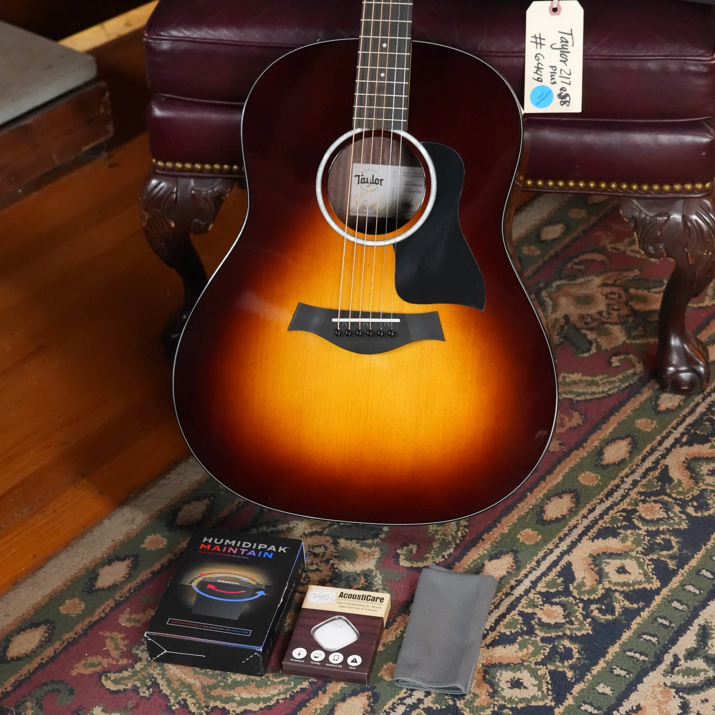 Taylor 217e Plus Grand Pacific Sunburst Acoustic-Electric #6449