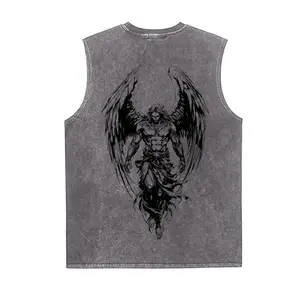 Jesus vintage washed vest, Christian T-shirt, Christian washed vest, faith gift, sports washed vest, fitness washed vest, men's gift, women's gift