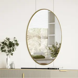 Oval Bathroom Mirror 26x38 Bathroom Vanity Mirror, Gold