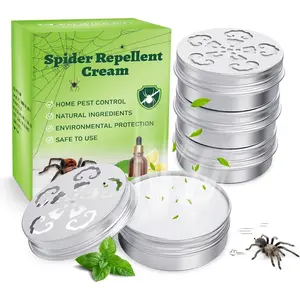 4 Pack Spider Repellent Indoor for Car Engines, Peppermint Repellent Cream, Naturally Spider Deterrent and No-Toxic Stay Away Spider, Rat, Roach, Mosquito, Bugs & Other Pest Stay Away Spider