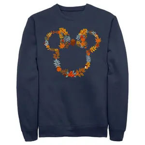 Men's Minnie Mouse Fall Mouse Wreath Sweatshirt