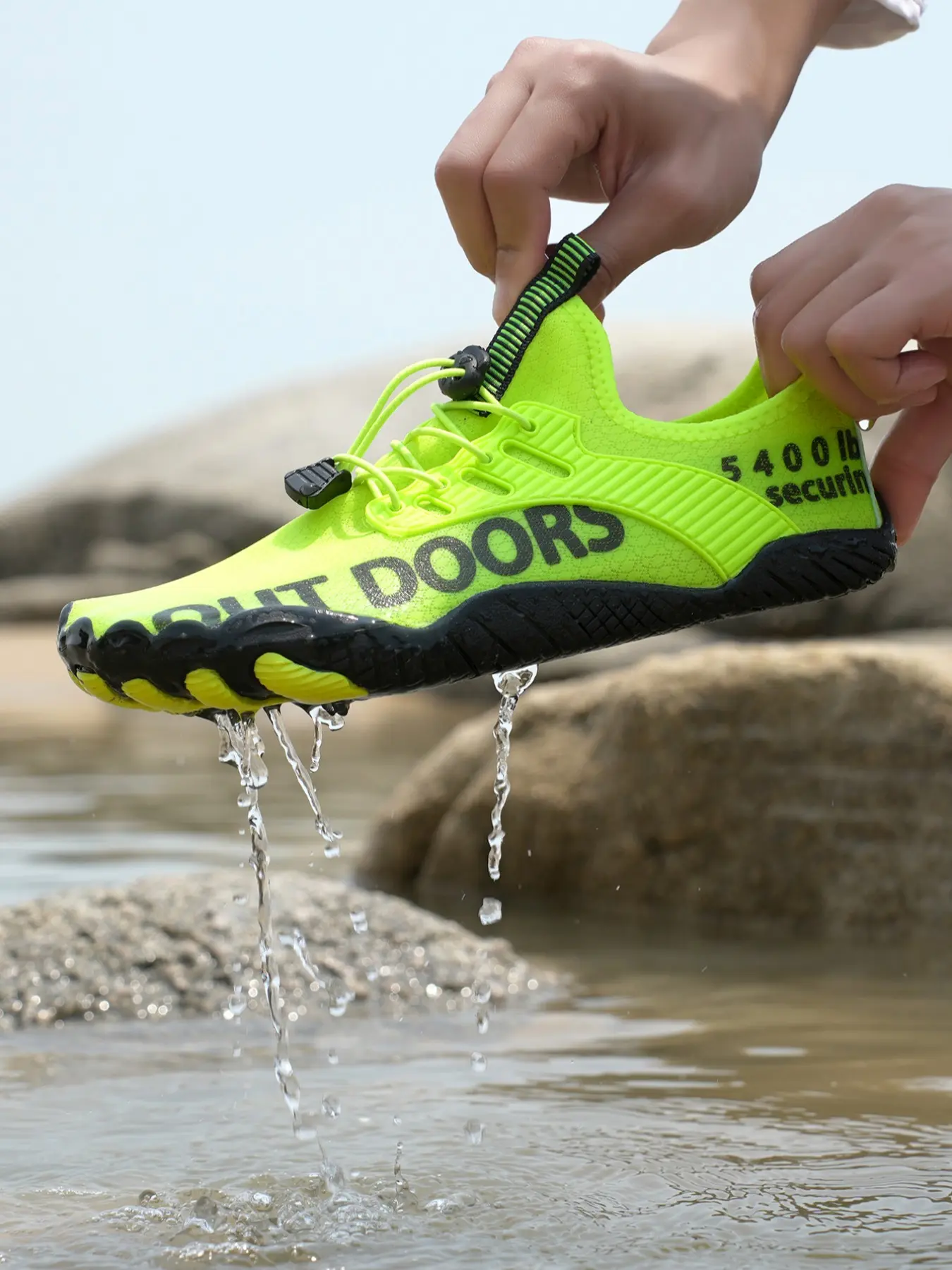 Unisex Sporty Water Shoes, Wading Shoes, Quick Drying Swimming Shoes, Lightweight Swim Shoes, Outdoor Sports Shoes, Water Aqua Shoes for Boating, Surfing and Diving
