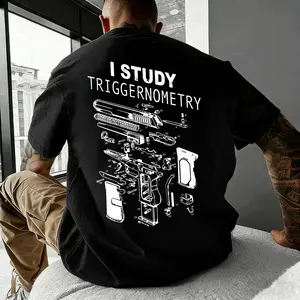 I Study Triggernometry Funny Graphic T-Shirt – Viral Trend Unisex Tee, Streetwear Aesthetic, Must-Have Gift