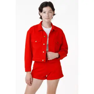 RBDW03GD - Garment Dye Cropped Bull Denim Jacket (Limited Edition)