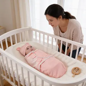 Baby Soft Comfort Adjustable Blanket Set, Includes Hat, Suitable for 0-6 Months, Perfect Holiday Gift for Christmas, Halloween, Easter