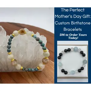 Custom Birthstone Crystal Bracelet – Made with Love & Intention