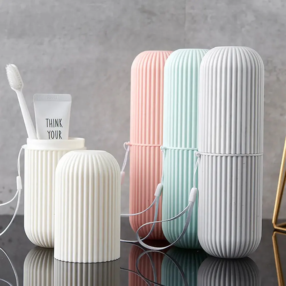 Portable Travel Toothbrush & Toothpaste Storage Case - Light 1-Piece Toiletry Organizer, Ideal Gift for Travellers