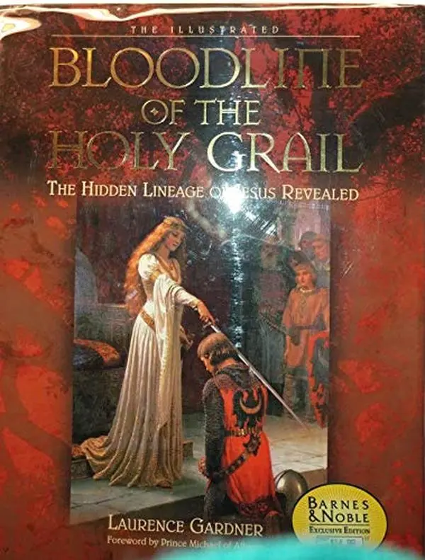 USED Book - The Illustrated Bloodline of the Holy Grail: The Hidden Lineage of Jesus Reveale by Laurence Gardner (Hardcover) - english