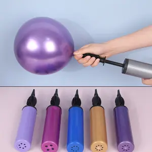 Balloon Pump Balloon Inflator Hand Push Air Pump Wedding Birthday Party Decoration Kids Baby Shower Balloon Accessories Tools W2906-14