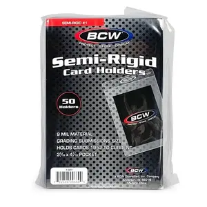 BCW Semi-Rigid Card Holder #1 50ct