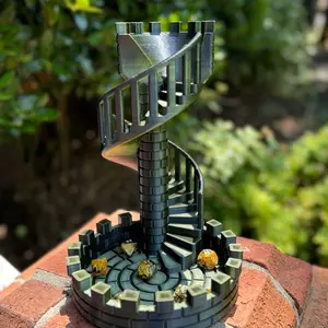 3D Printed Dice Tower