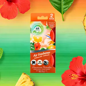 AIR FUSION Bathroom Odor Control Stick-On Gel Air Freshener Adjustable Fragrance 2.1 Oz 1 Pack for Freshness & Convenience Multiple Scent Options