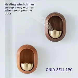 1PCS doorbell, wind chime, suction door, copper bell, magnetic suction, entrance refrigerator, decoration, entrance hall, New Year's door hanging, collision bell, shop, graduation, school start, gift giving, entrance hall