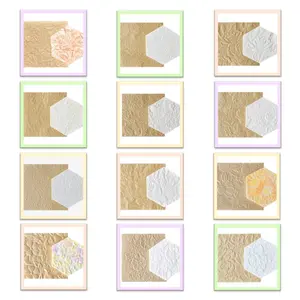 Parchment Texture Sheets - Floral Combo Set of 12 Sheets