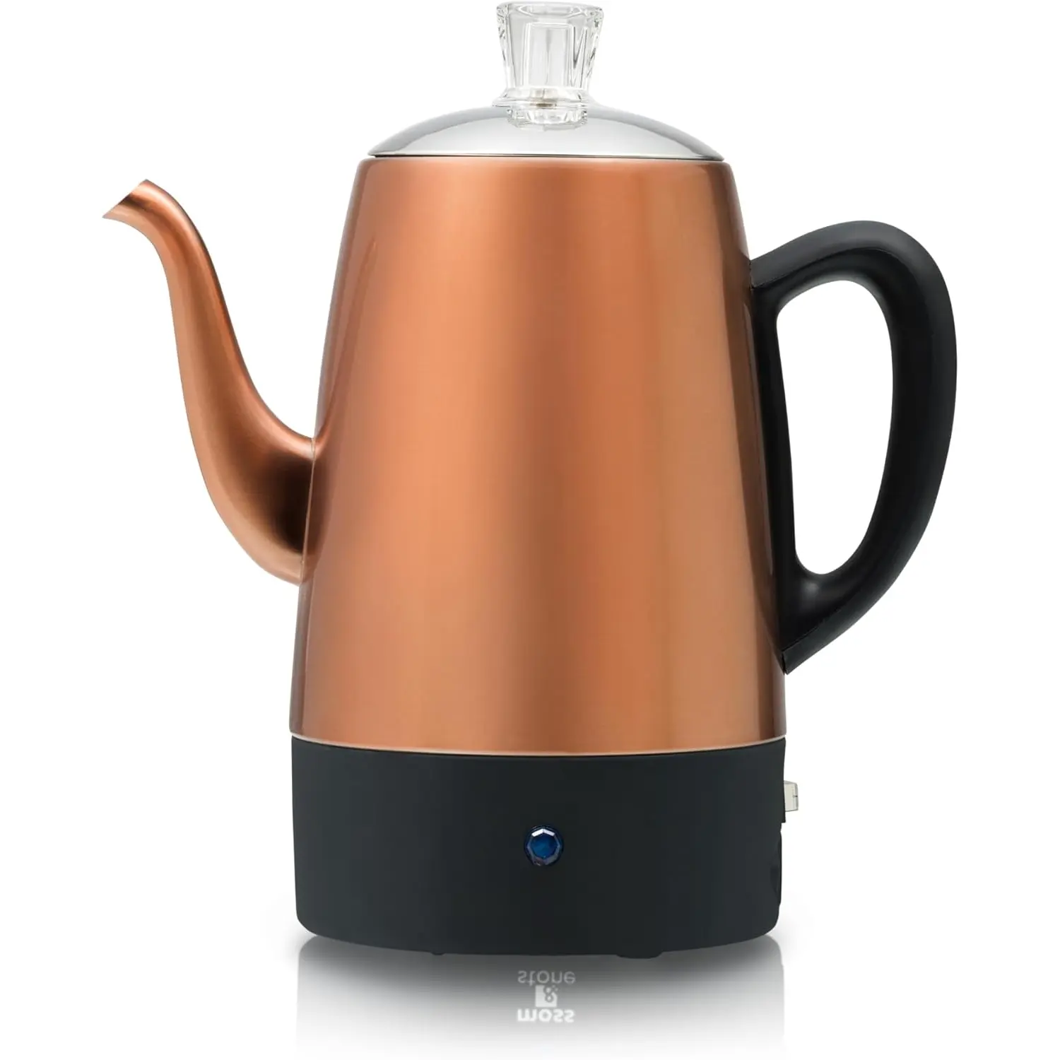 Percolator Coffee Pot Electric 10 Cup, Stainless Steel Coffee Maker, Coffee Percolator Electric With Keep Warm Function, 10 Cups Stainless Steel Percolator With Coffee Basket
