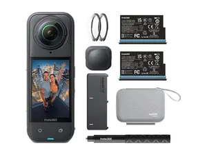 Insta360 X5, Essential Bundle, Midnight Black, No MicroSD Card