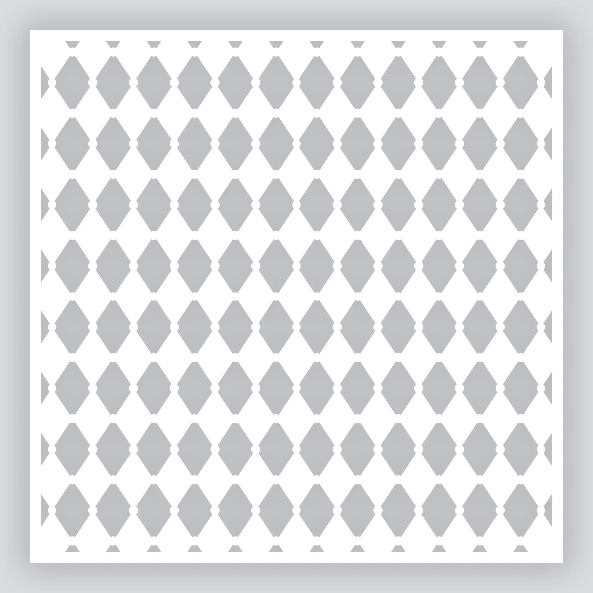 Diamond Chain Full Clay Stencil