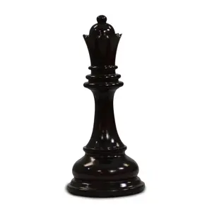 MegaChess 10 Inch Dark Teak Queen Giant Chess Piece